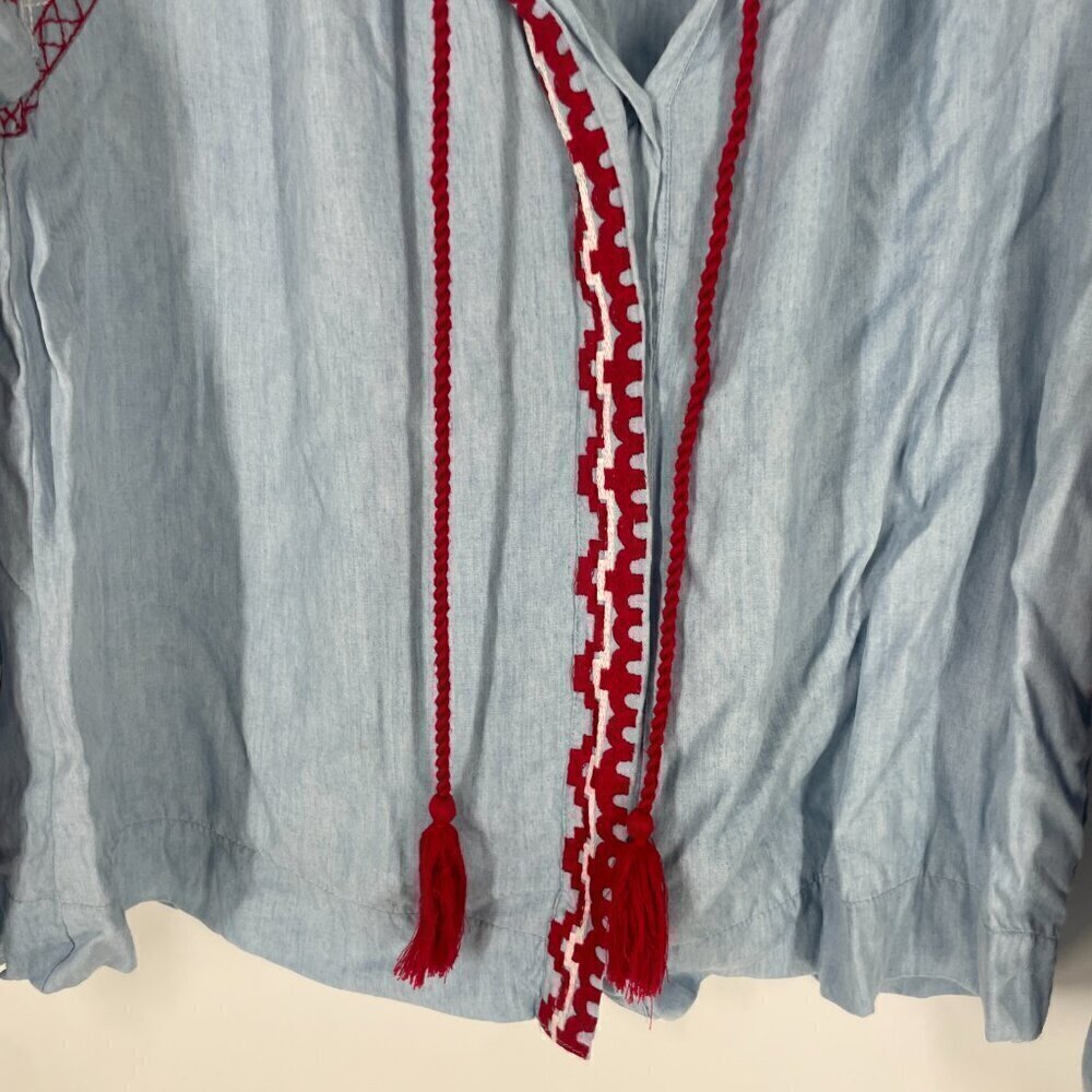 Zara embroidered peasant blouse XS - Picture 5 of 12